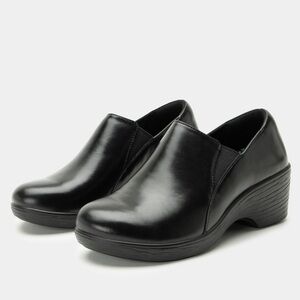Alegria Black Skylar Noir Comfort Clog Shoe Size 42 EU 11.5/12